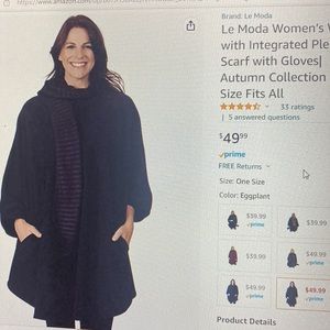 Le Mode scarf Poncho